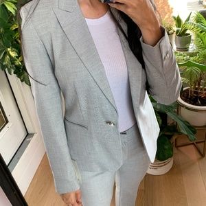 *NWT* Zara Light Grey Blazer Size 2
